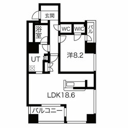 アルグラッド ザ・タワー心斎橋の物件間取画像